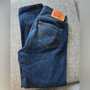 Levi's 501 Men's Dark Blue Signature Straight Jeans